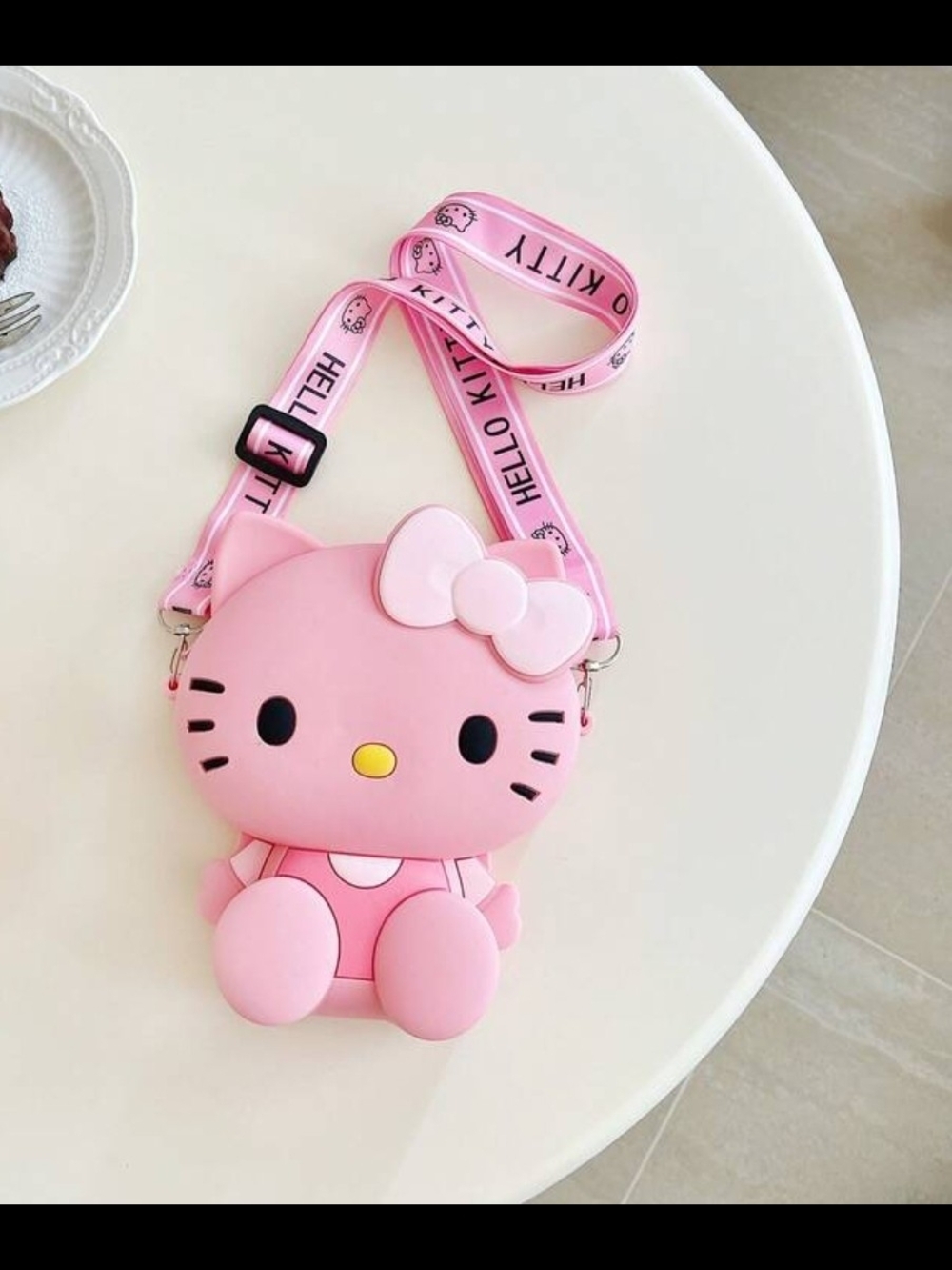 Hello Kitty Fashion Cartoon  Bag Silicone Waterproof Coin Purse Pack Of 6